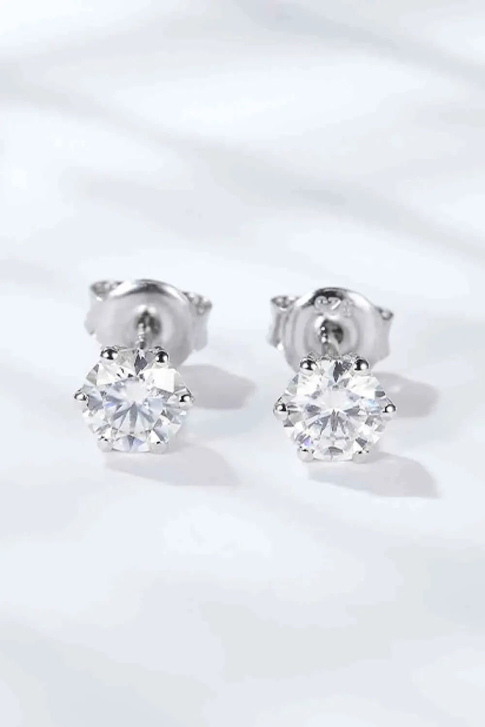 Good Days Ahead Moissanite Stud Earrings Moissanite - Tophatter Daily Deals